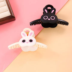 Rabbit Shape Hair Claw Matte Large Shark Claw Ponytail Holder Hair Accessories