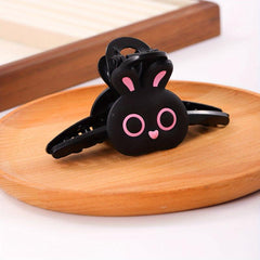 Rabbit Shape Hair Claw Matte Large Shark Claw Ponytail Holder Hair Accessories