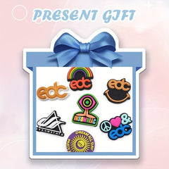 7pcs PVC Shoe Buckle Clogs Charm Decoration Set
