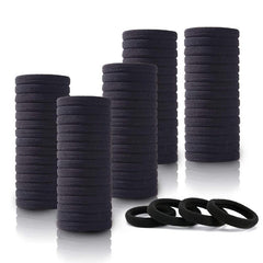 100PCS Seamless Thick Hair Band Elastic Hair Ties No Damage Ponytail
