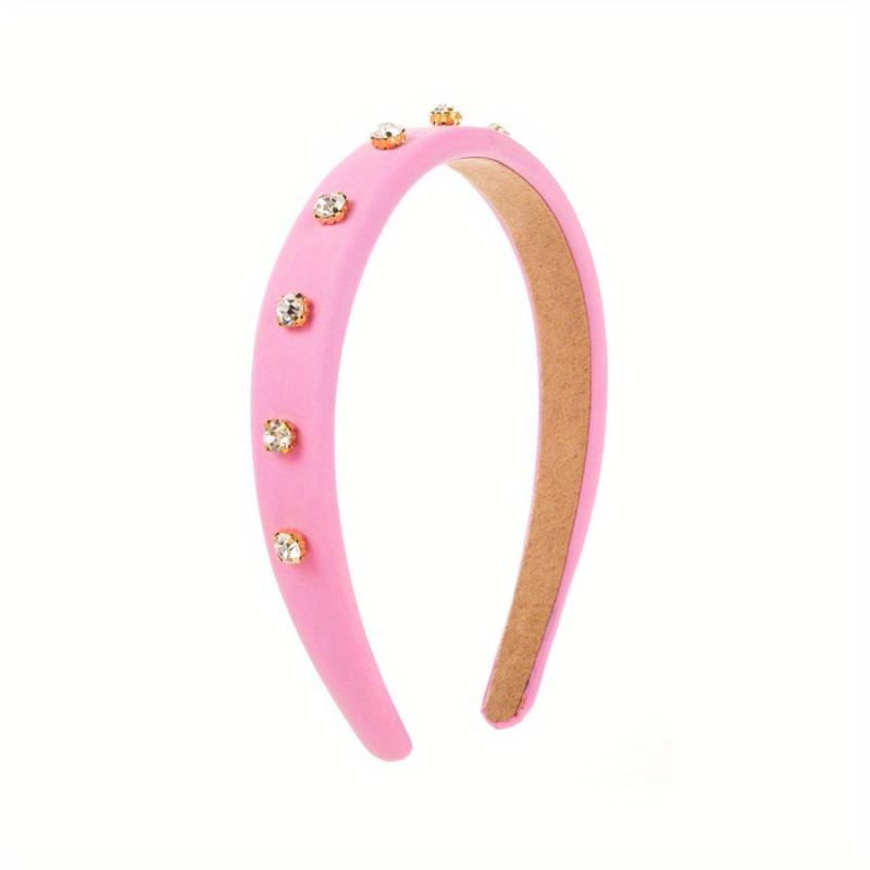 Rhinestone Headband Wide Brim Head Hoop Hair Accessories