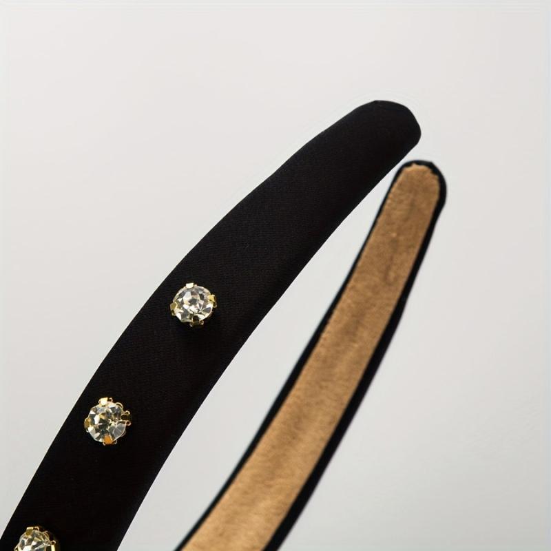 Rhinestone Headband Wide Brim Head Hoop Hair Accessories
