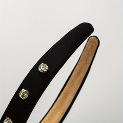 Rhinestone Headband Wide Brim Head Hoop Hair Accessories