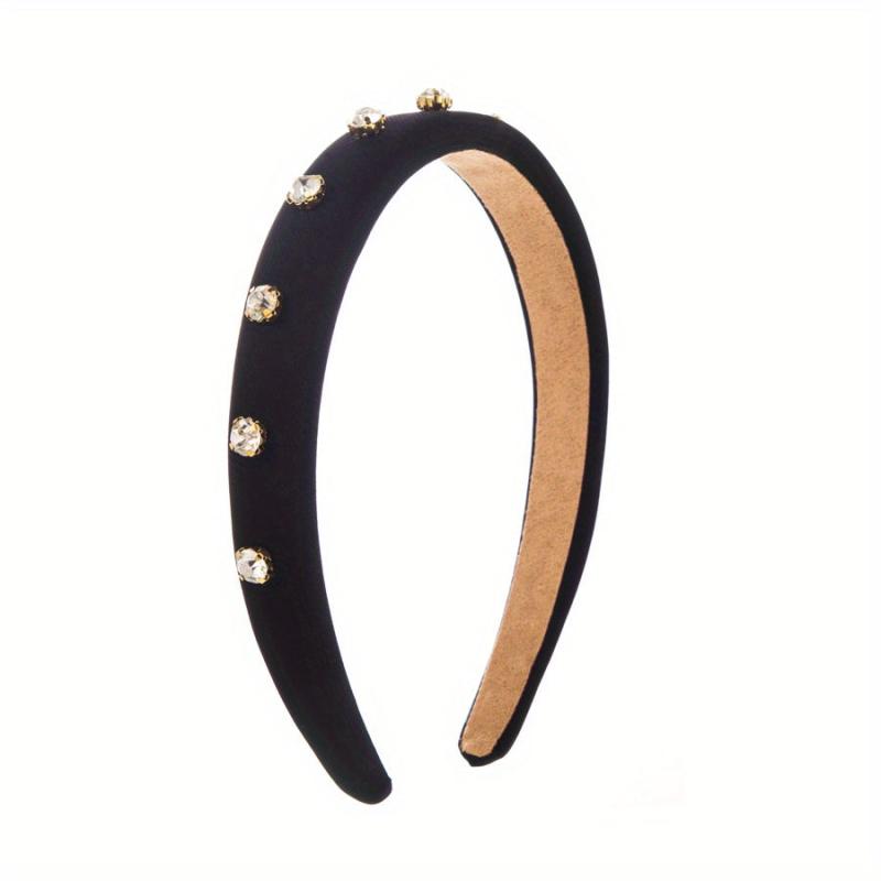 Rhinestone Headband Wide Brim Head Hoop Hair Accessories
