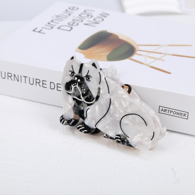 French Bulldog Hair Claw Nonslip Ponytail Holder