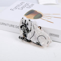 French Bulldog Hair Claw Nonslip Ponytail Holder
