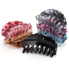 Leopard Pattern Hair Claw Clip Crystal Hair Claw Accessories