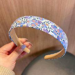 Floral Headband Wide Brim Hair Band Pastoral Style Head Hoop Hair Accessories
