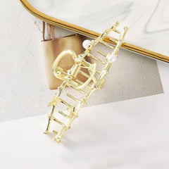 Chinese Style Pearl Hair Claw Accessory