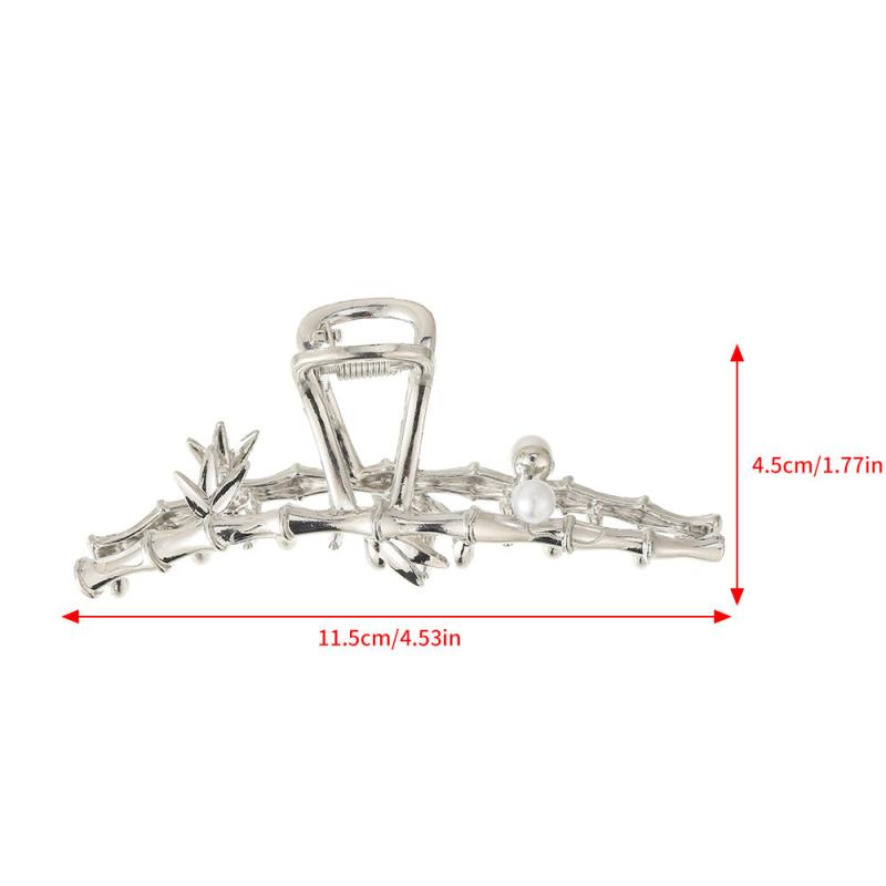 Chinese Style Pearl Hair Claw Accessory