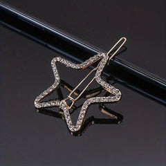 Rhinestone Hair Clip Bobby Pin Side Clip Non Slip Bangs Clip