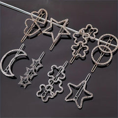 Rhinestone Hair Clip Bobby Pin Side Clip Non Slip Bangs Clip