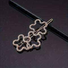 Rhinestone Hair Clip Bobby Pin Side Clip Non Slip Bangs Clip