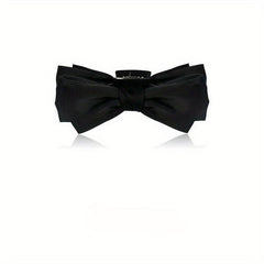 Sweet Bow Hair Claw Double Bowknot Hair Claw Nonslip Ponytail Holder