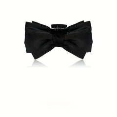 Sweet Bow Hair Claw Double Bowknot Hair Claw Nonslip Ponytail Holder