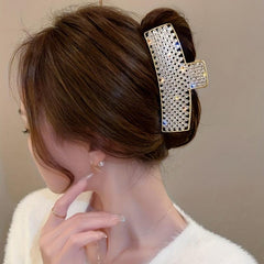 Rhinestone Hair Claw Shark Claw Ponytail Holder Head Jewelry