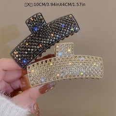 Rhinestone Hair Claw Shark Claw Ponytail Holder Head Jewelry