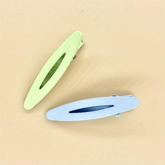 Candy Oval Shape Hair Clip Side Clip Bangs Clip Style Hair Accessories