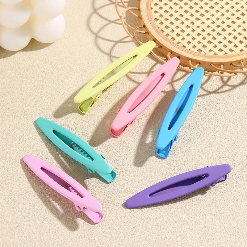 Candy Oval Shape Hair Clip Side Clip Bangs Clip Style Hair Accessories