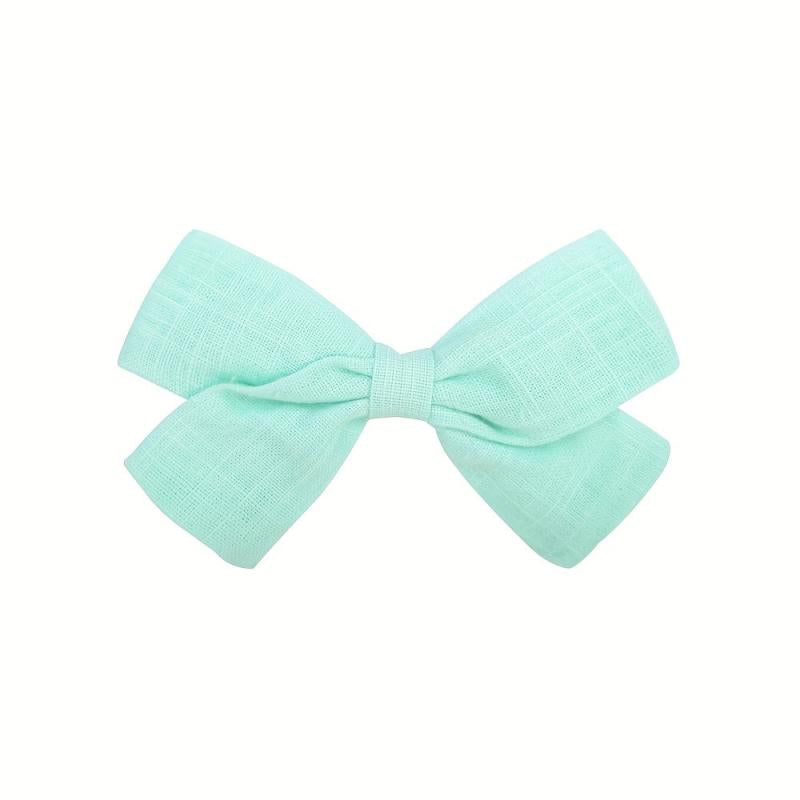 Solid Bow Hair Clip Duckbill Barrette Hair Slides Snap Clip Non Slip Hair Decor
