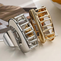 2pcs Alloy Small Hair Claw Basic Shark Claw Hair Styler Hair Accessories