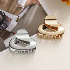 2pcs Alloy Small Hair Claw Basic Shark Claw Hair Styler Hair Accessories