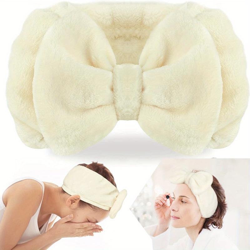 Bowknot Headband Elastic Hair Band for Washing Face Makeup