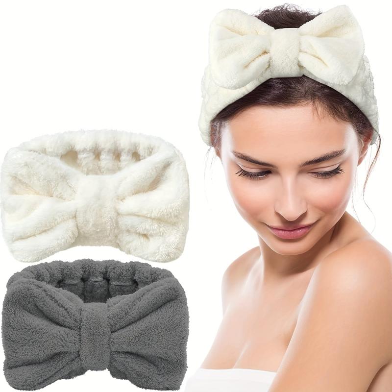 Bowknot Headband Elastic Hair Band for Washing Face Makeup