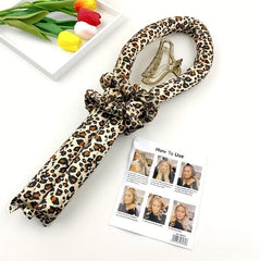 4pcs Long Hair Rollers Headband Heatless Soft Foam Curling Tool