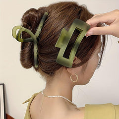Gradient Hair Claw Square Shark Claw Jaw Clip Hair Accessory