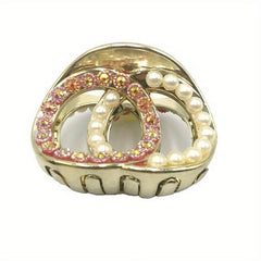 Small Rhinestone Hair Claw Glitter Hair Claw Nonslip Side Hair Bang Braids