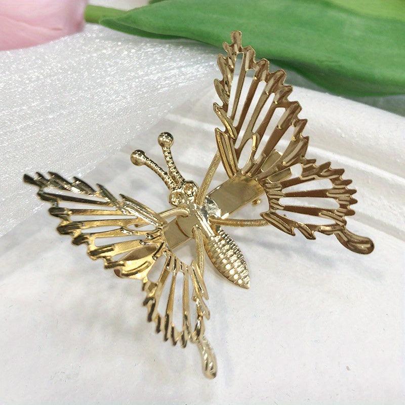 Metal Butterfly Hair Clip Insect Series Side Clip Hair Accessories for Women