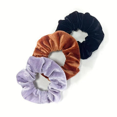 Velvet Scrunchies for Girls Candy Hair Rope Ponytail Holder