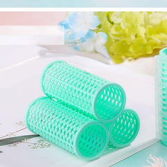 4pcs DIY Hair Rollers Self Grip Curlers Heatless Hairdressing Tool