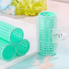 4pcs DIY Hair Rollers Self Grip Curlers Heatless Hairdressing Tool
