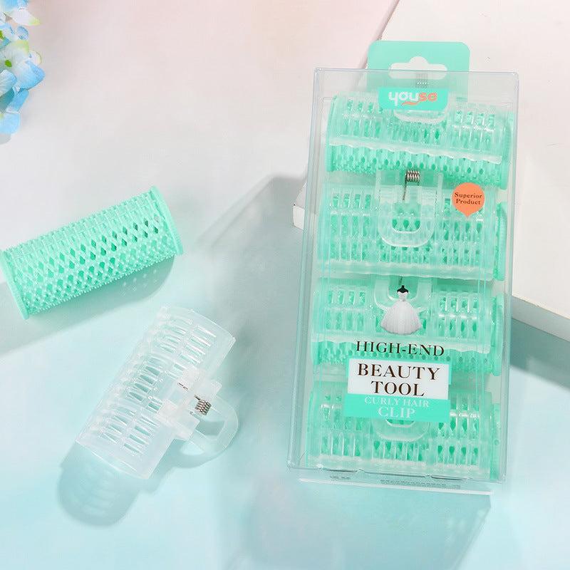 4pcs DIY Hair Rollers Self Grip Curlers Heatless Hairdressing Tool