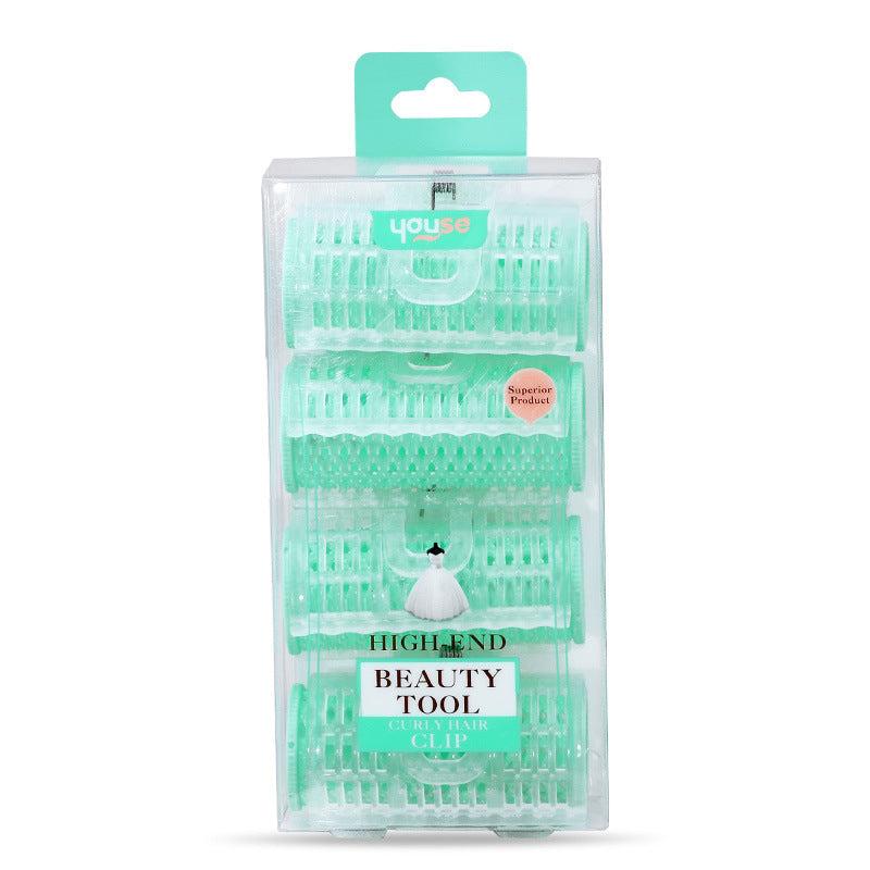 4pcs DIY Hair Rollers Self Grip Curlers Heatless Hairdressing Tool