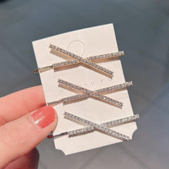 Rhinestone Hair Clip Bobby Pin Head Jewelry Sparkling Side Clip
