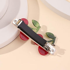 Sweet Cherry Barrette Hair Clip For Girls Women Spring Side Bang Hair Clip