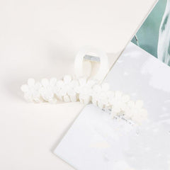 Matte Hair Claw Clips Strong Hold Clamps Flower Hair Styling