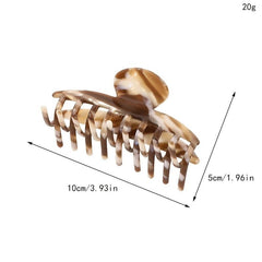 Leopard Print Acrylic Hair Claw Clip Hair Accessories for Women Girls
