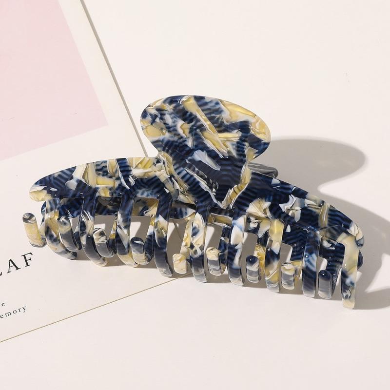 Leopard Print Acrylic Hair Claw Clip Hair Accessories for Women Girls