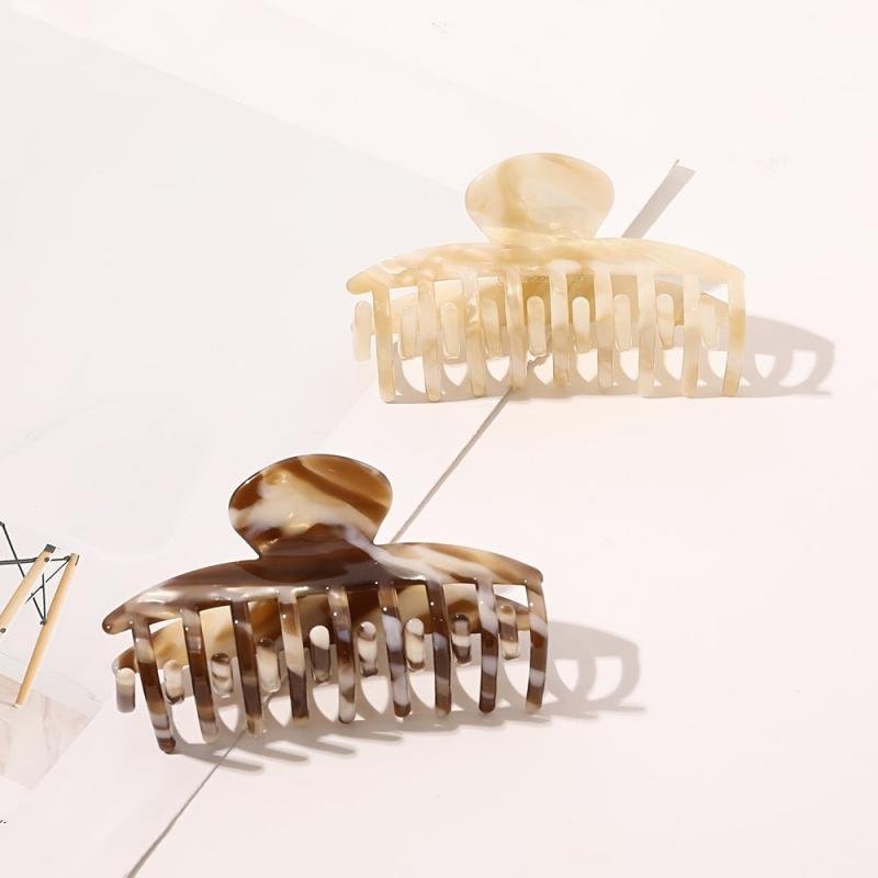 Leopard Print Acrylic Hair Claw Clip Hair Accessories for Women Girls