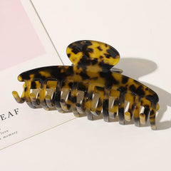 Leopard Print Acrylic Hair Claw Clip Hair Accessories for Women Girls