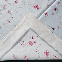 1pc Flower Print Handkerchief Women's Hankies Soft Sweat Handkerchief