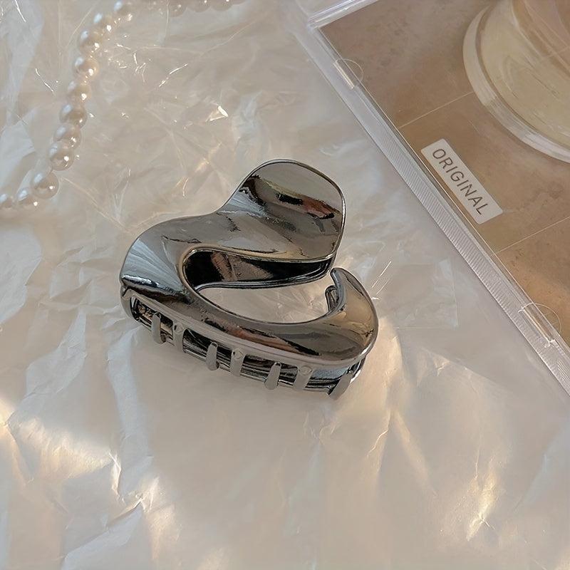 Alloy Hair Claw Style Hair Claw Hollow Hair Claw Clip Nonslip Ponytail Holder