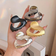 Alloy Hair Claw Style Hair Claw Hollow Hair Claw Clip Nonslip Ponytail Holder