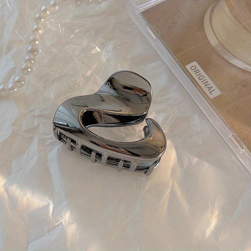 Alloy Hair Claw Style Hair Claw Hollow Hair Claw Clip Nonslip Ponytail Holder