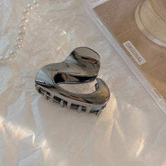 Alloy Hair Claw Style Hair Claw Hollow Hair Claw Clip Nonslip Ponytail Holder