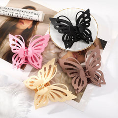 Butterfly Acrylic Hair Claw Clip Strong Hold Grip Thick Hair Accessories